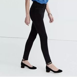 9” High Riser Skinny Skinny Jeans Black Velvet